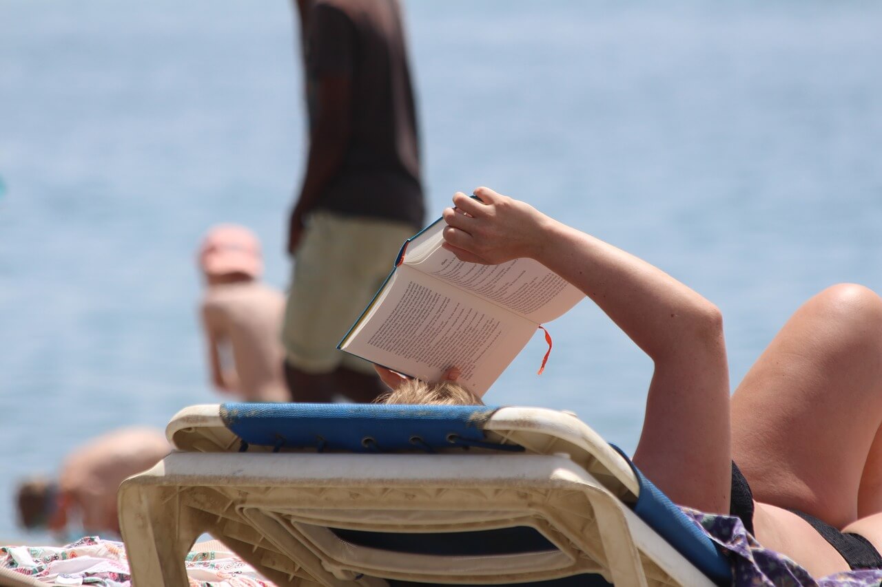 lesen am strand